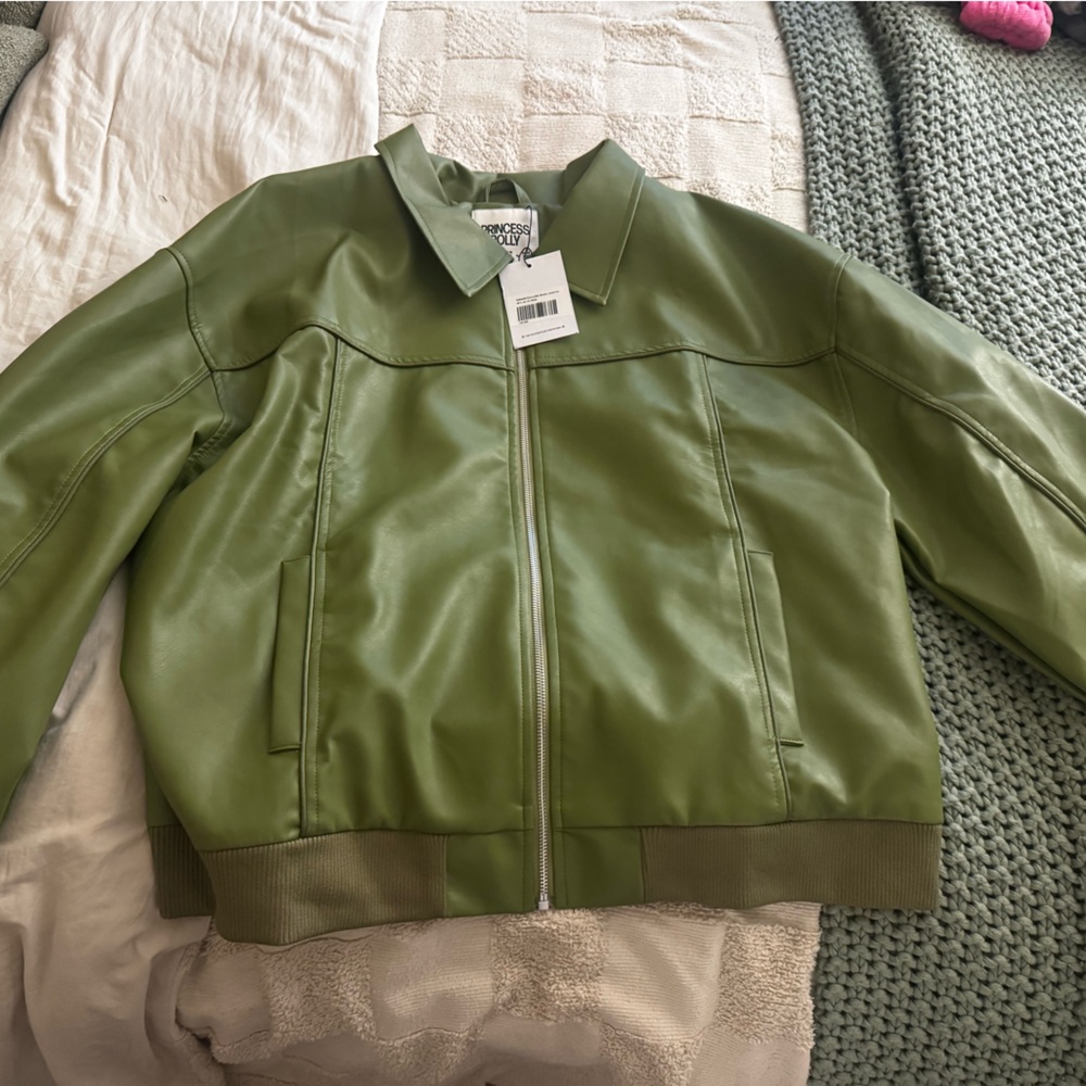 Princess Polly Green Jacket